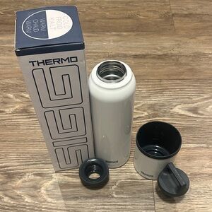 SIGG Thermo White and Gray Insulated Bottle Set